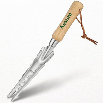 5-in-1 stainless steel garden weeding trowel