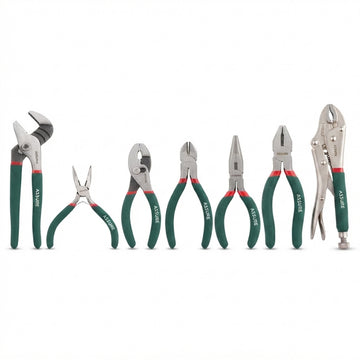 7-Piece Professional Pliers Set with carbon steel construction