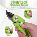 6.9-inch bypass pruner and straight-tip clipper