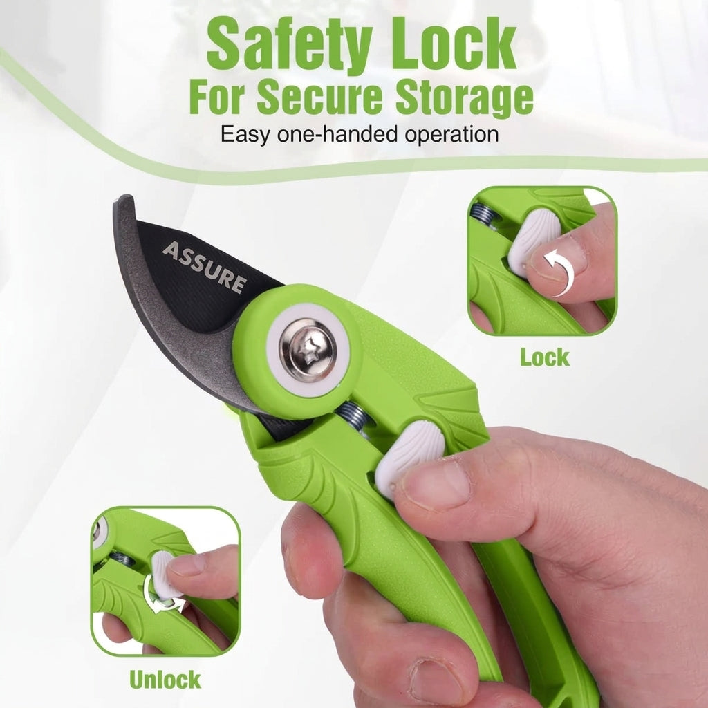 6.9-inch bypass pruner and straight-tip clipper