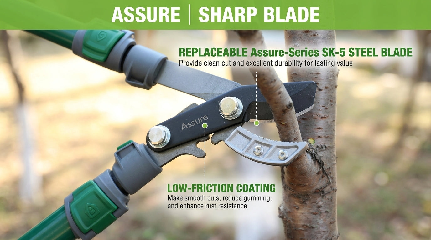 Carbon steel anvil lopper for thick branches