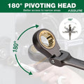72-tooth ratcheting combination wrench set