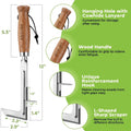 Hand weeder for sidewalk cracks