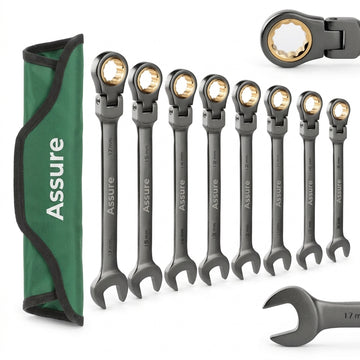Professional chrome vanadium wrench set