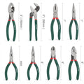 Heat-treated carbon steel pliers set