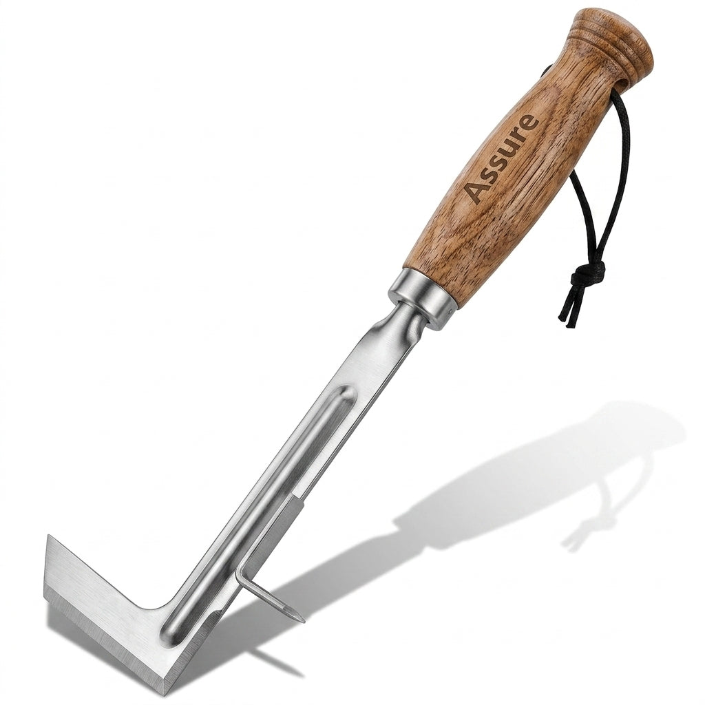 Stainless steel crack weeder garden tool