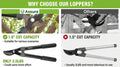 Heavy-duty bypass lopper with SK-5 steel blade